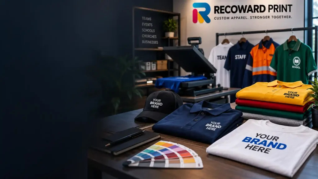 Custom Apparel & Corporate Uniform Printing in Nigeria Custom apparel and corporate uniform printing for businesses, schools, churches and organizations in Nigeria by Recoward Print